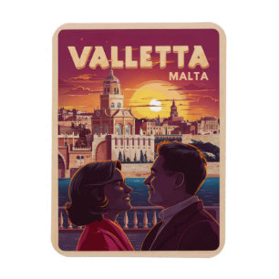 Imán Recuerdos y regalos de viaje de Valletta, Malta vi