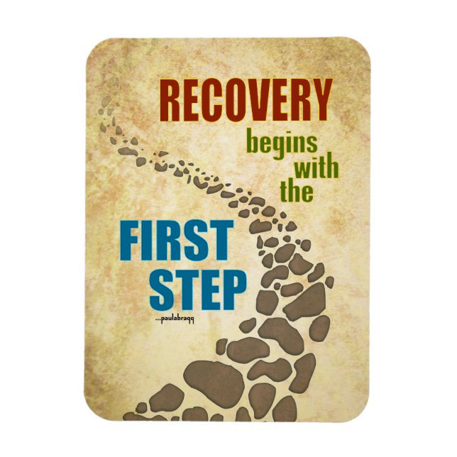 Imán Recuperación, el primer paso (12 pasos, sin fármac (Vertical)