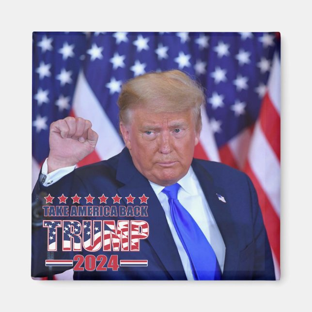 Imán Recuperar a Estados Unidos - Trump 2024 (Frente)