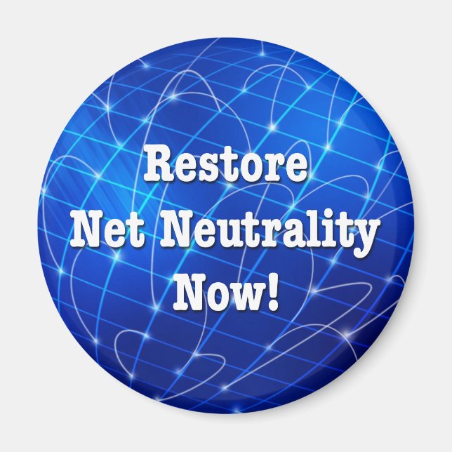 Imán ¡Recuperar la neutralidad de la red ahora! (Frente)