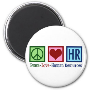 Imán Recursos humanos Paz Amor RHH