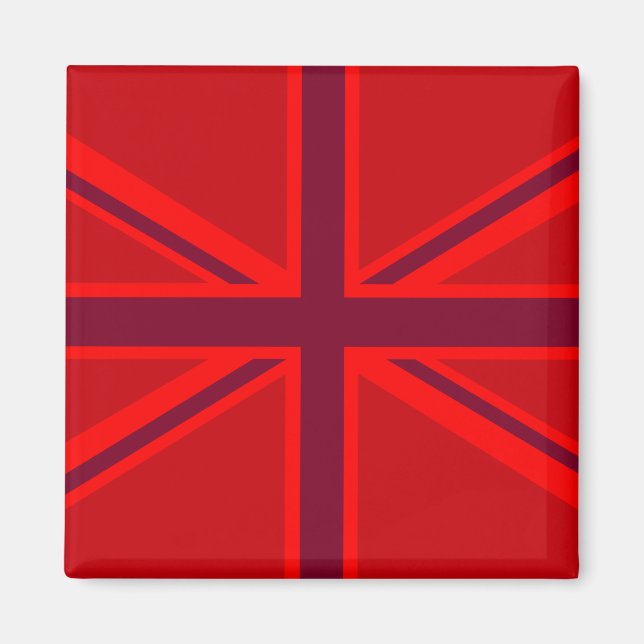 Imán Red Accent Union Jack Design (Frente)