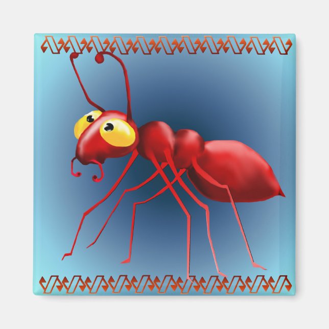 Imán Red Ant Magnet (Frente)