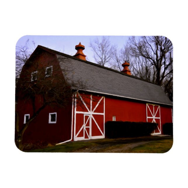 Imán Red Barn (Horizontal)