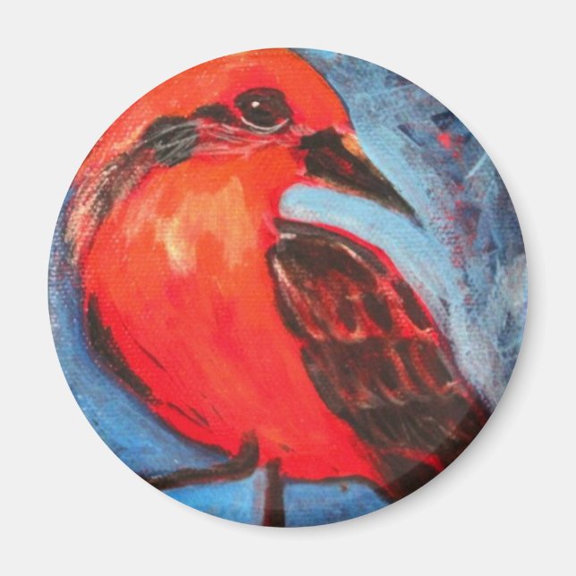 Imán Red Bird Magnet (Frente)