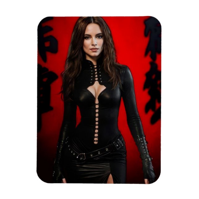 Imán Red Black flexible magnet (Vertical)