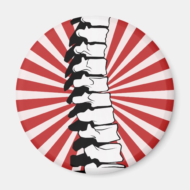 Imán Red Burst Spine Magnet (Frente)
