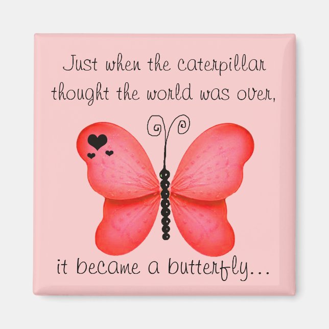 Imán Red Butterfly Magnet (Frente)