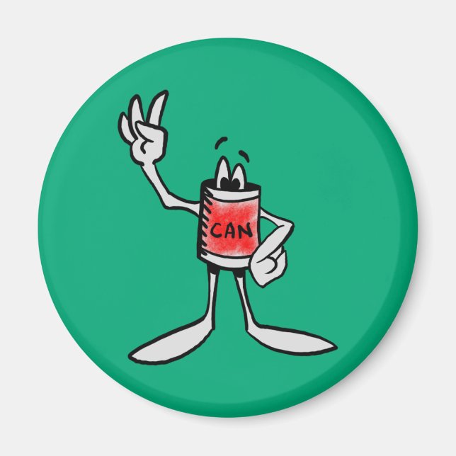 Imán Red Can Creature Kitchen Fridge Magnet (Frente)