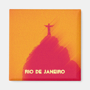 Imán Red Corcovado Rio-Brasil