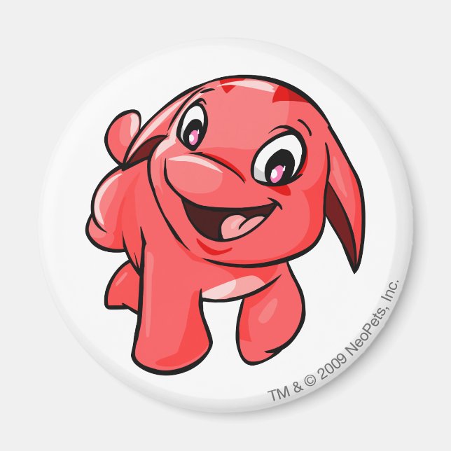 Imán Red de Pooogle (Frente)