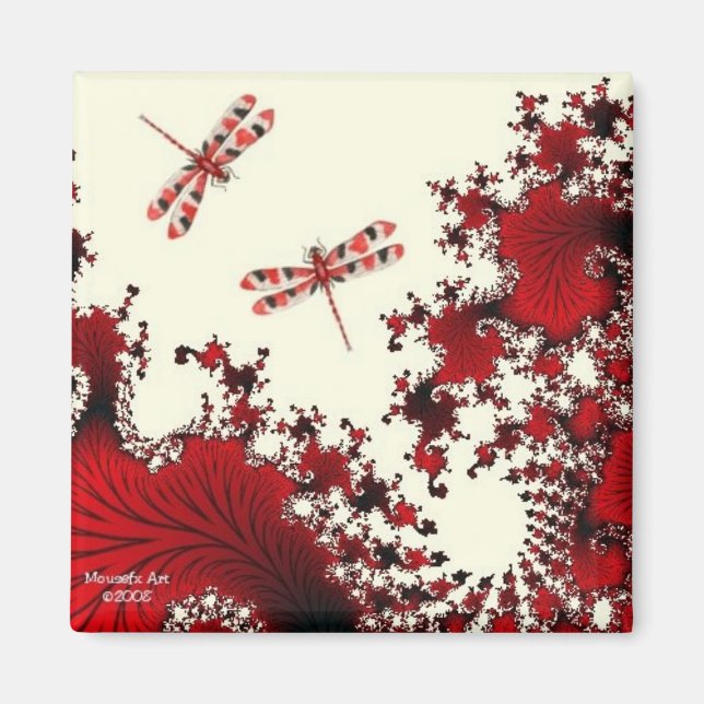 Imán Red Dragonfly Magnet (Frente)