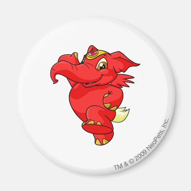 Imán Red elefante (Frente)