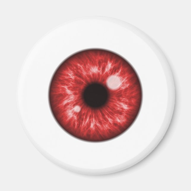 Imán Red Eye Ball Funny (Frente)