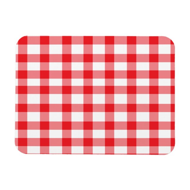Imán Red Gingham (Horizontal)