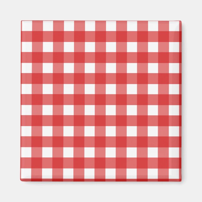 Imán Red gingham (Frente)