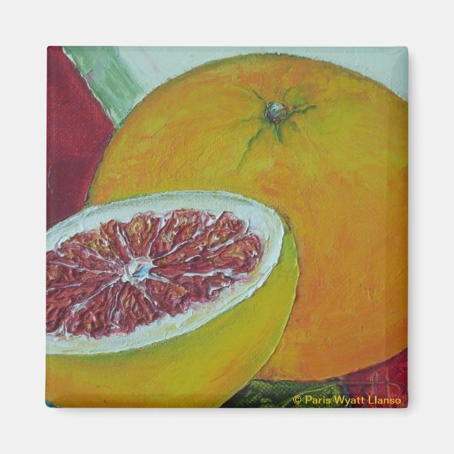 Imán Red Grapefruit Fridge Magnet (Frente)