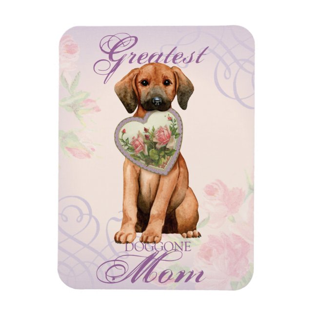 Imán Red Heart Mom Magnet (Vertical)
