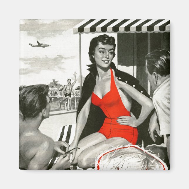 Imán Red Hot Woman (Frente)