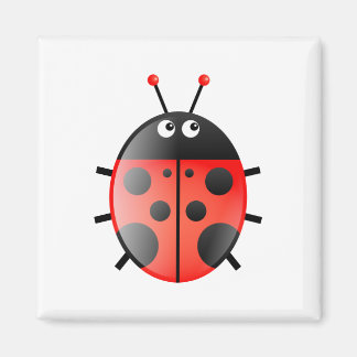 Imán Red Ladybug