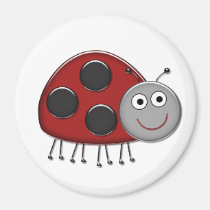 Imán Red Ladybug