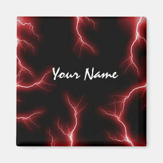 Imán Red Lightning Refrigerator Magnet