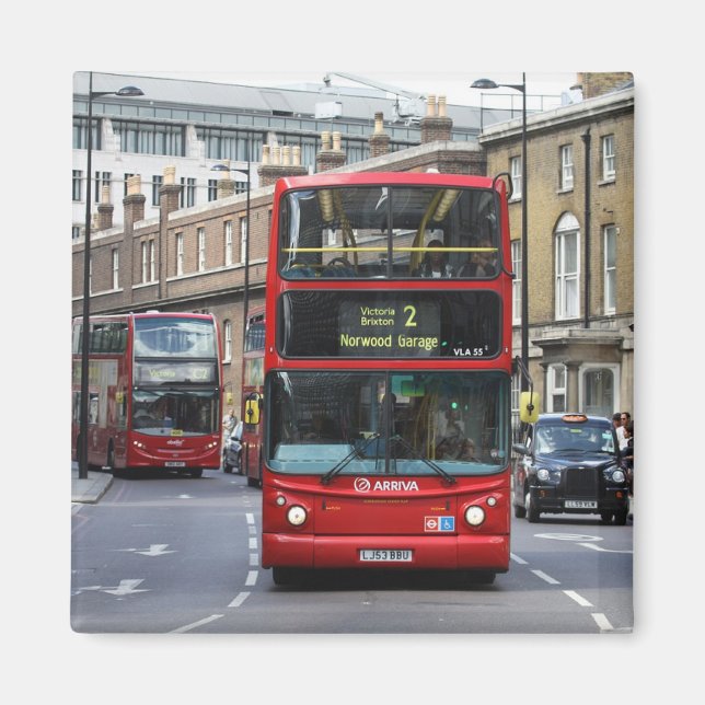 Imán Red London Bus (Frente)