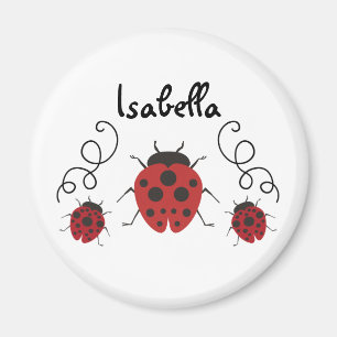 Imán Red Moderna Ladybug Personalizarla