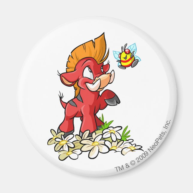 Imán Red Moehog y Buzz (Frente)