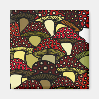 Imán Red Mushrooms Magnet