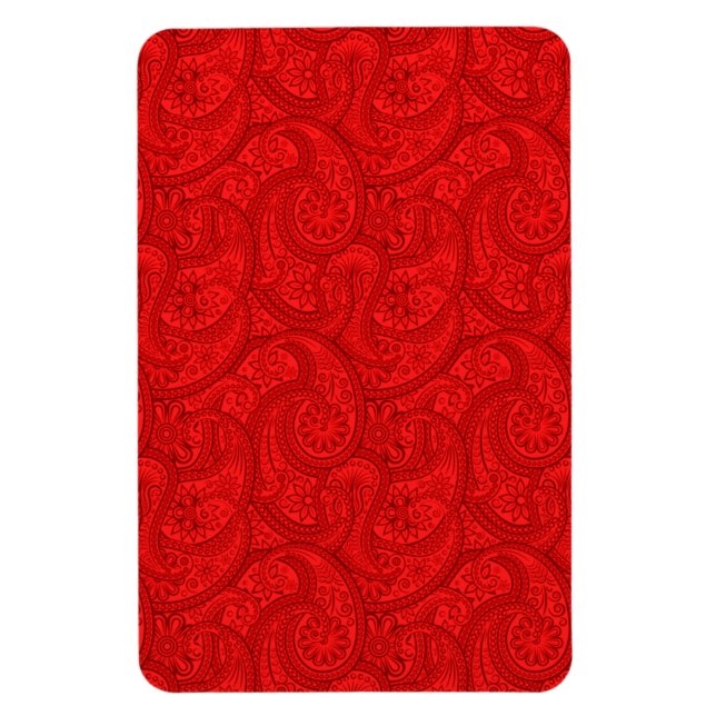 Imán Red Paisley (Vertical)