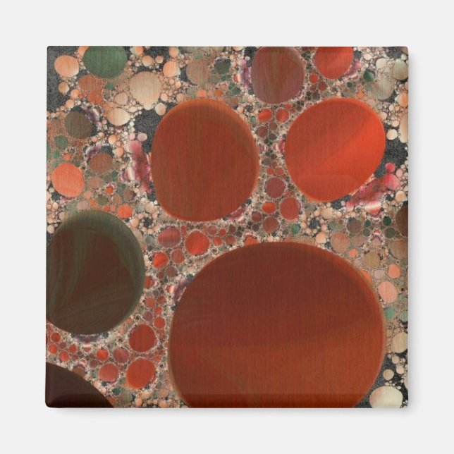 Imán Red Pebbles Magnet (Frente)