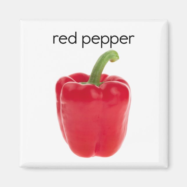 Imán Red Pepper Refrigerator Magnet (Frente)
