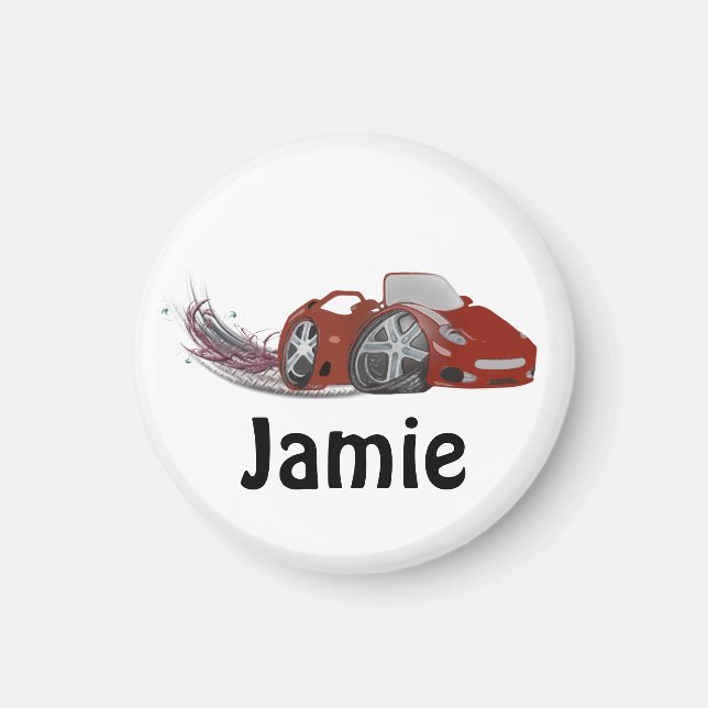 Imán Red Personalizado Car Magnet (Frente)