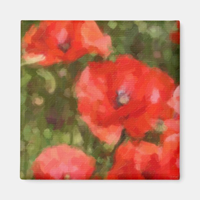 Imán Red Poppies (Frente)