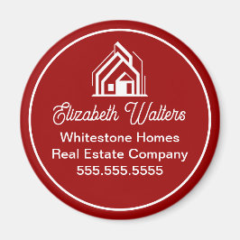 Imán Red Real Estate Company Customized Realtor