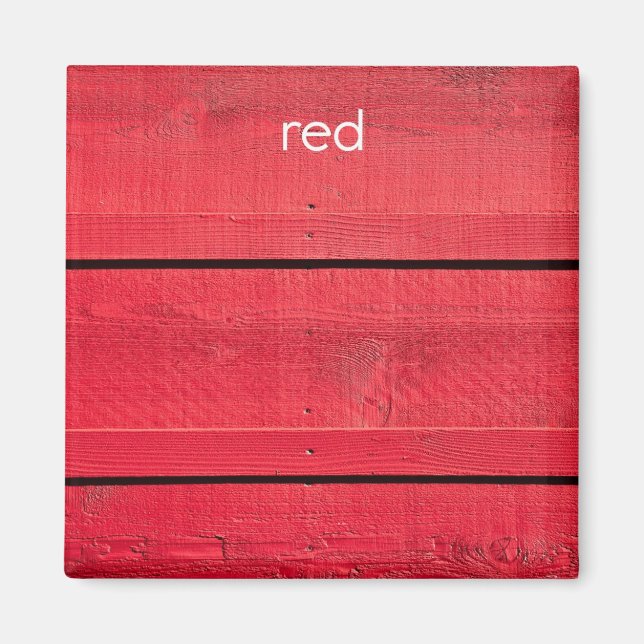 Imán Red Refrigerator Magnet (Frente)