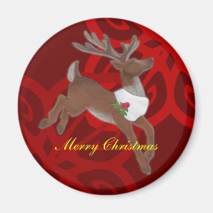 Imán Red Reindeer Magnet