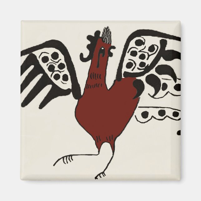 Imán Red Rooster Magnet (Frente)