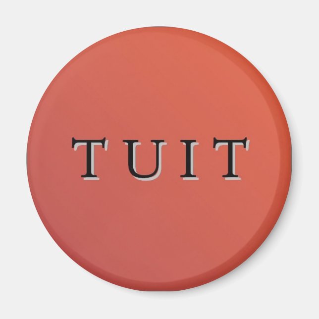 Imán Red Round Tuit Magnet (Frente)