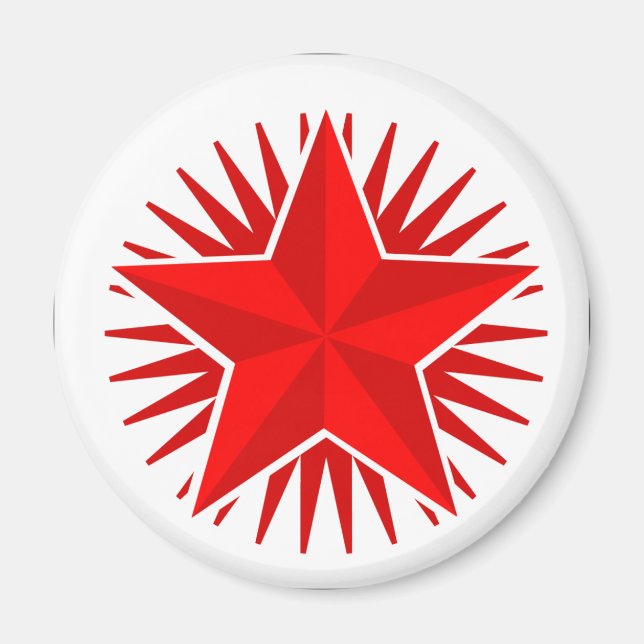 Imán Red Star Magnet (Frente)