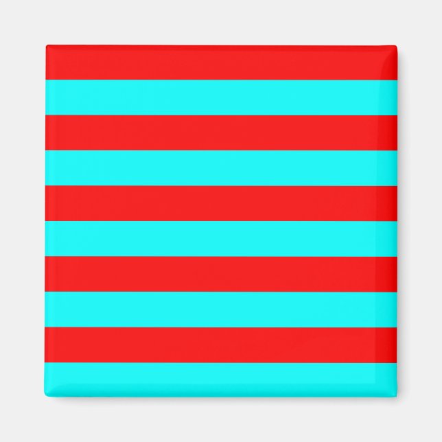 Imán Red Striped Magnet (Frente)