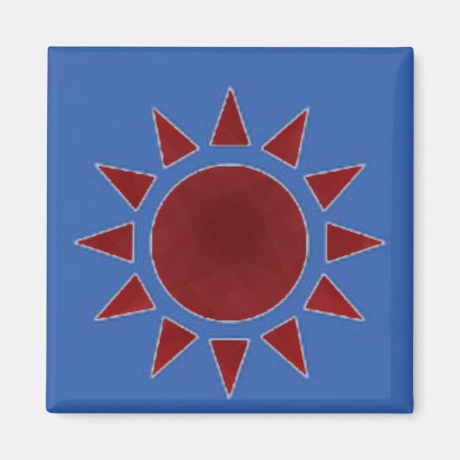 Imán Red Sun Magnet (Frente)