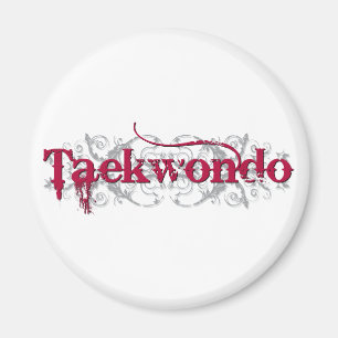 Imán Red Taekwondo