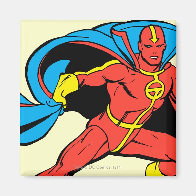 Imán Red Tornado Cape Pose (Frente)