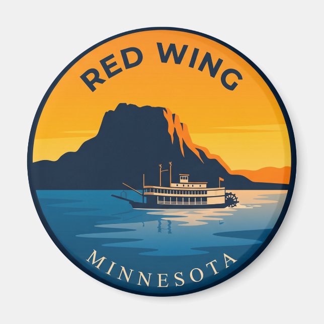 Imán Red Wing Minnesota (Frente)