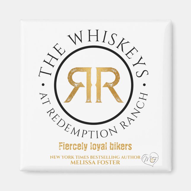 Imán Redemption Ranch Whiskeys Logo Magnet (Frente)