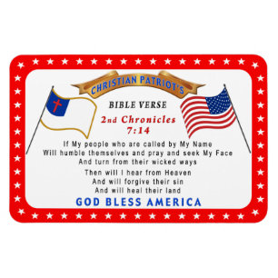 Imán Redes cristianas Fridge 2ª crónica 7 14