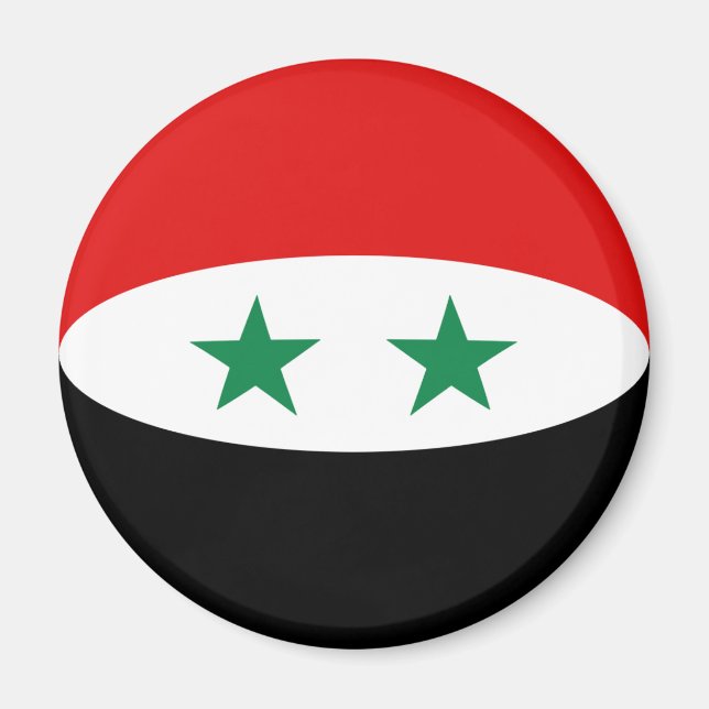 Imán Redes de bandera de Siria (Frente)