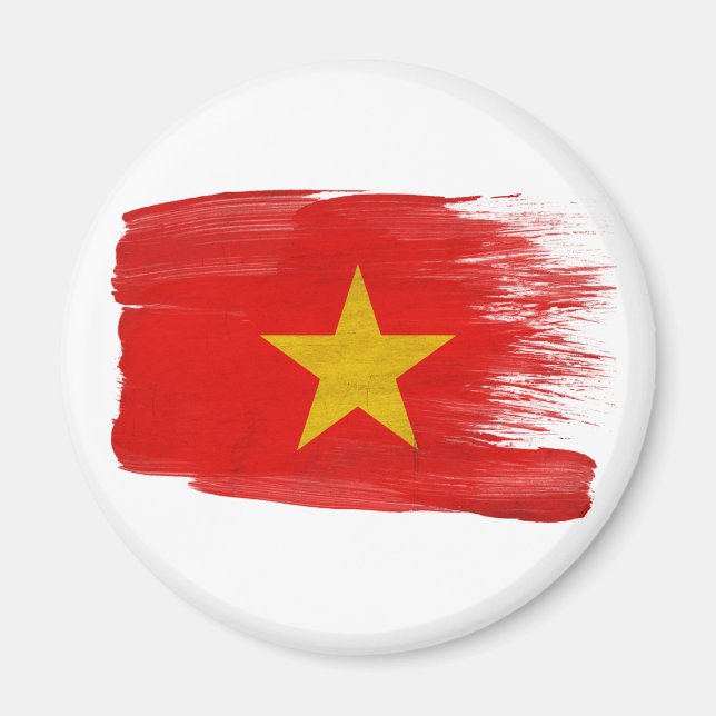 Imán Redes de bandera de Vietnam (Frente)